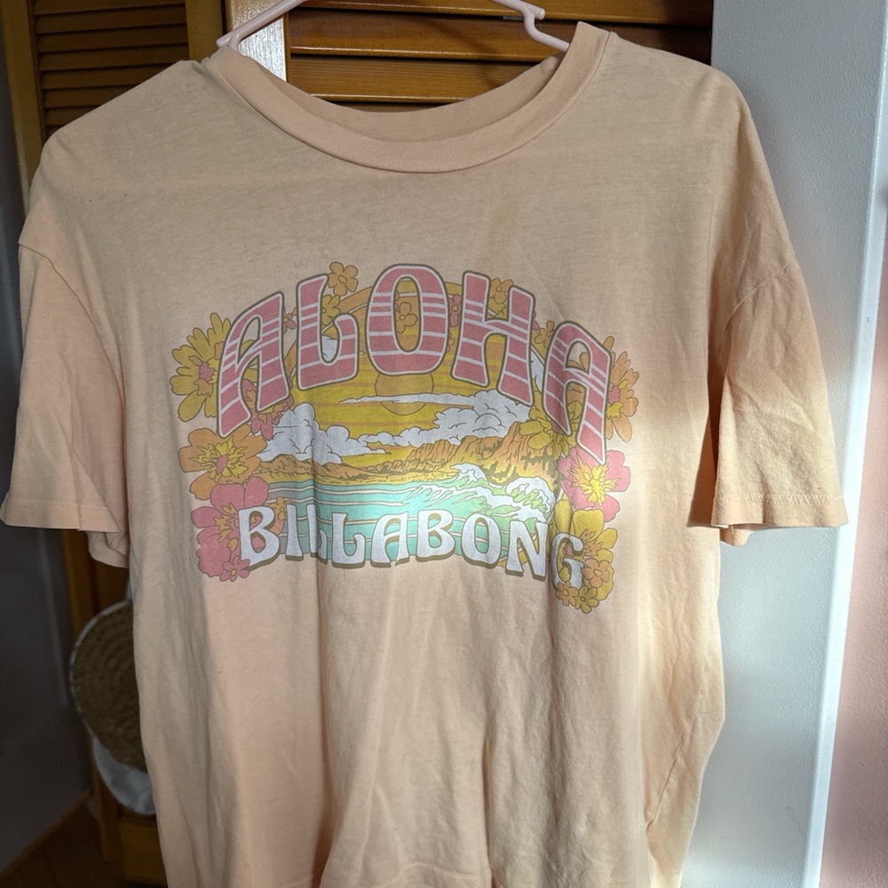 Billabong Peach Casual Tee